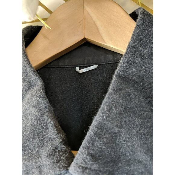 Kit & Ace Men's Button Up Shirt City Tech Charcoal Grey Long Sleeve Slim Sz Med - Picture 4 of 8